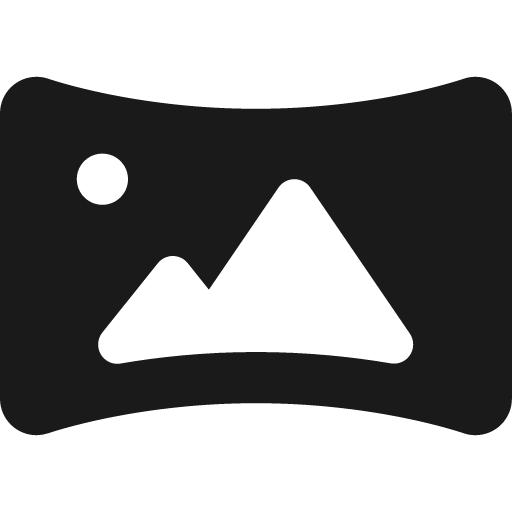 Panorama icon, solid style, from Font Awesome 6 Solid