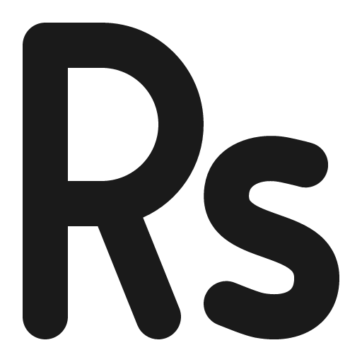 Rupee sign icon, solid style, from Font Awesome 6 Solid