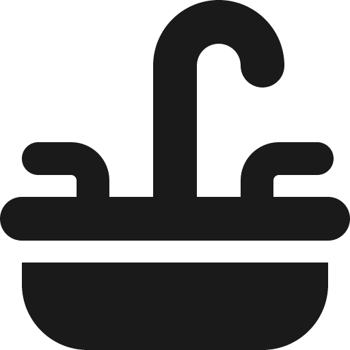 Sink icon, solid style, from Font Awesome 6 Solid
