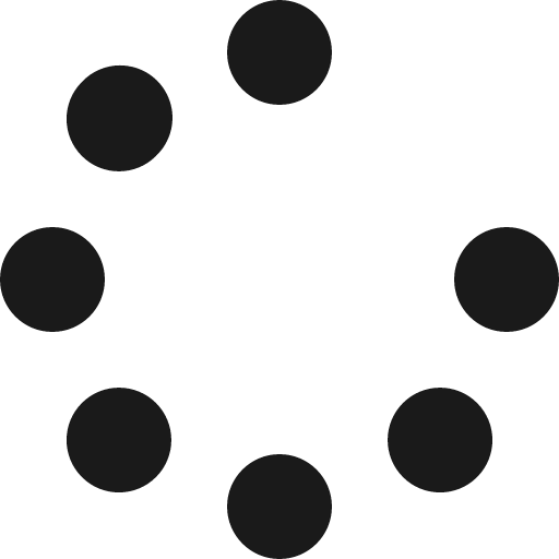 Spinner icon, solid style, from Font Awesome 6 Solid