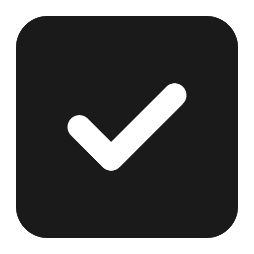 Square check icon, solid style, from Font Awesome 6 Solid