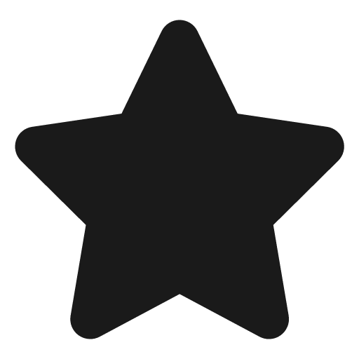 Star icon, solid style, from Font Awesome 6 Solid