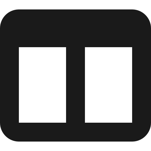 Table columns icon, solid style, from Font Awesome 6 Solid
