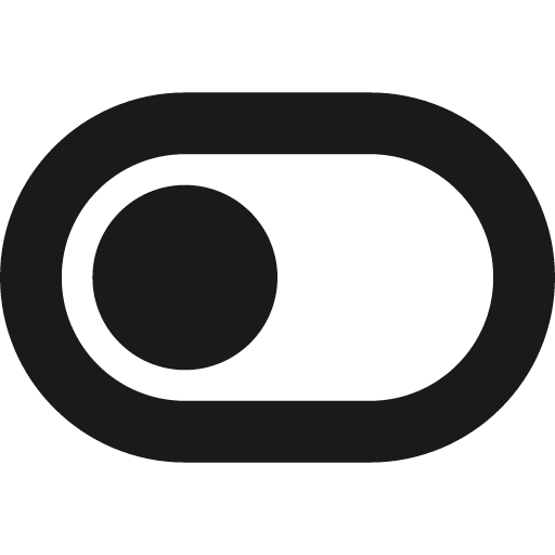 Toggle off icon, solid style, from Font Awesome 6 Solid