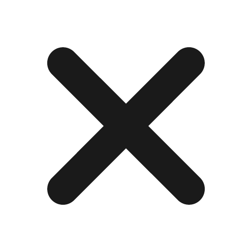 Xmark icon, solid style, from Font Awesome 6 Solid