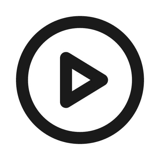 Circle play icon, solid style, from Font Awesome Regular