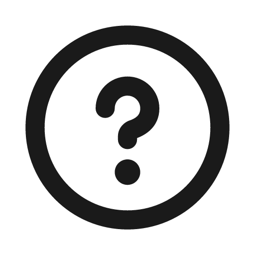 Circle question icon, solid style, from Font Awesome Regular