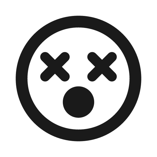 Dizzy icon, solid style, from Font Awesome Regular