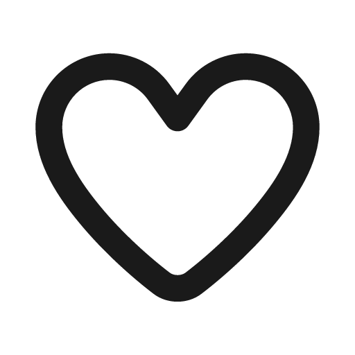 Heart icon, solid style, from Font Awesome Regular