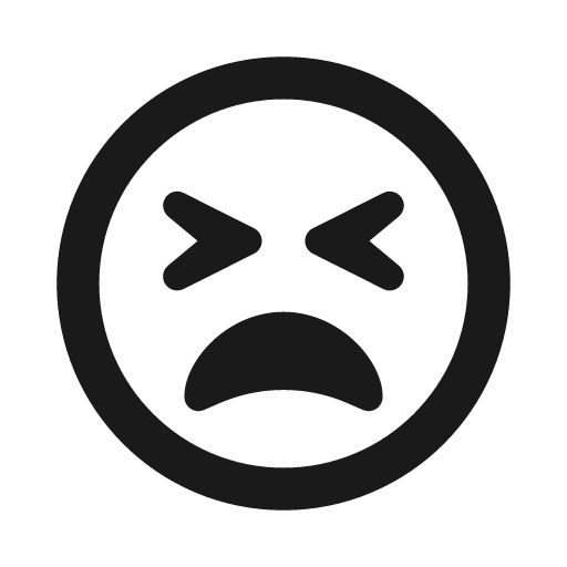 Tired icon, solid style, from Font Awesome Regular