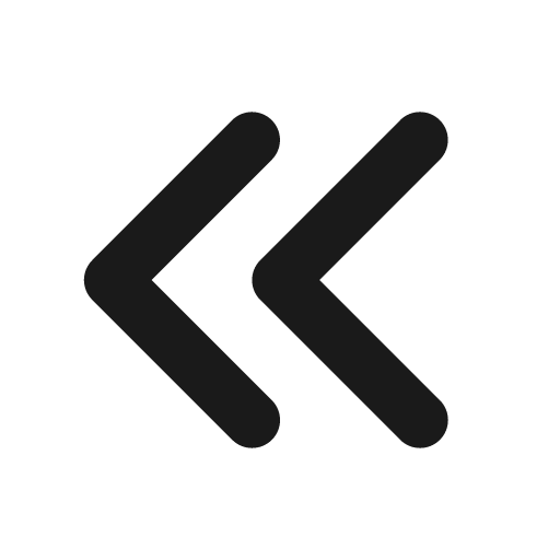 Angles left icon, solid style, from Font Awesome Solid