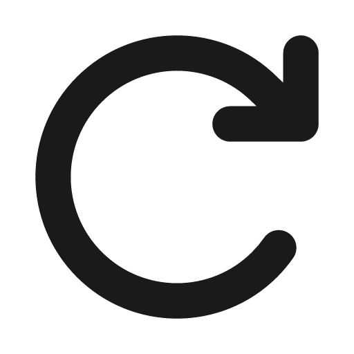 Arrow rotate forward icon, solid style, from Font Awesome Solid