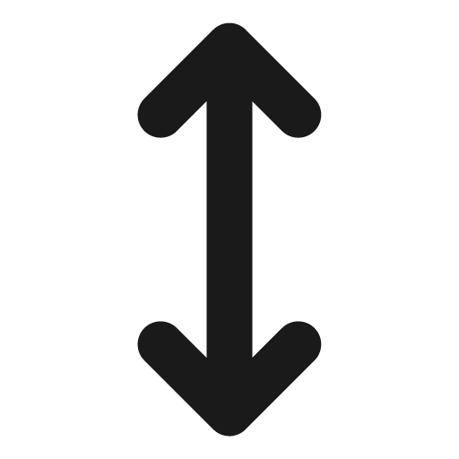 Arrows v icon, solid style, from Font Awesome Solid