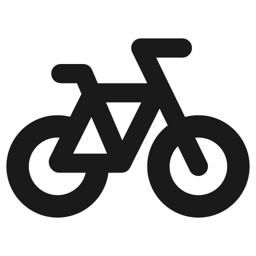 Bicycle icon, solid style, from Font Awesome Solid