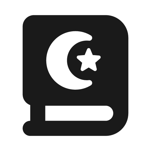 Book quran icon, solid style, from Font Awesome Solid