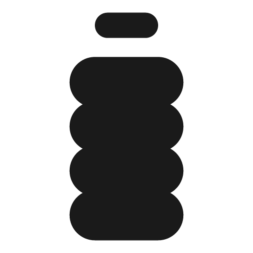 Bottle water icon, solid style, from Font Awesome Solid