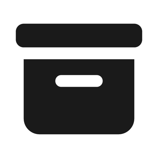 Box archive icon, solid style, from Font Awesome Solid