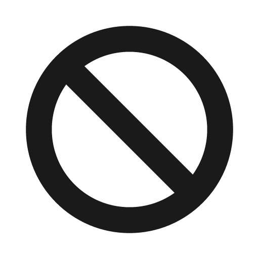 Cancel icon, solid style, from Font Awesome Solid