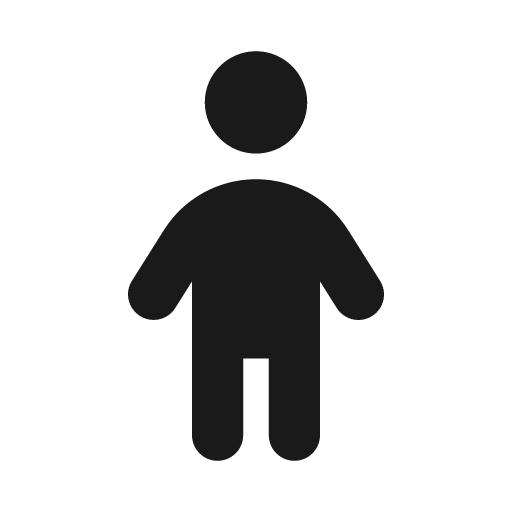 Child icon, solid style, from Font Awesome Solid