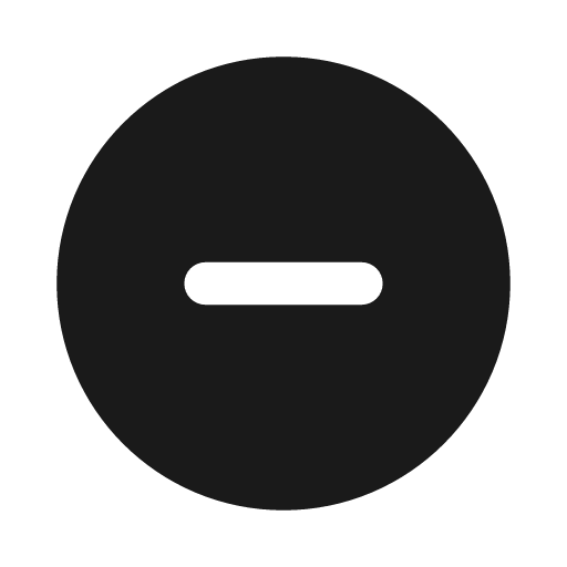 Circle minus icon, solid style, from Font Awesome Solid