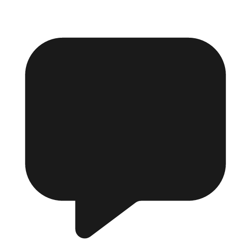 Comment alt icon, solid style, from Font Awesome Solid