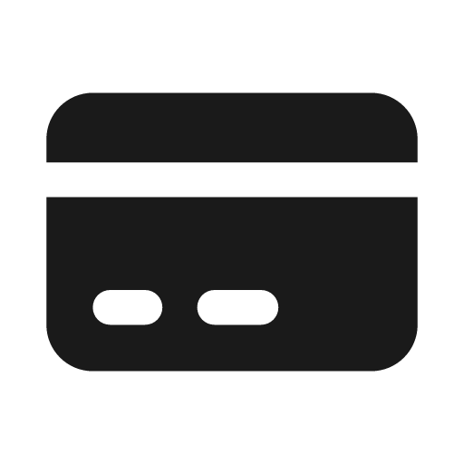 Credit card alt icon, solid style, from Font Awesome Solid