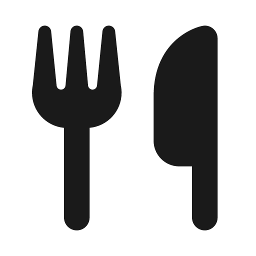 Cutlery icon, solid style, from Font Awesome Solid