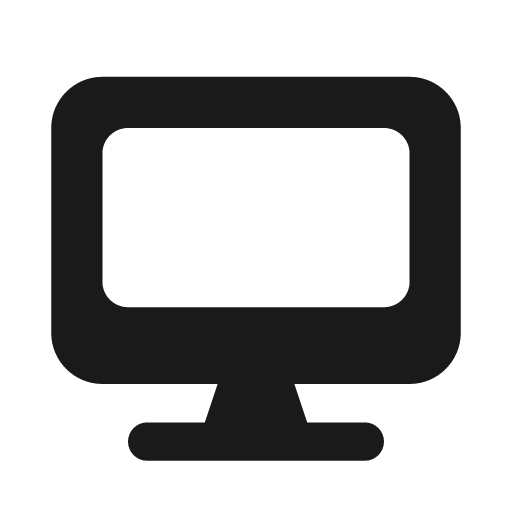 Desktop alt icon, solid style, from Font Awesome Solid