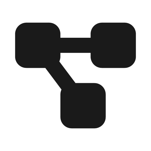 Diagram project icon, solid style, from Font Awesome Solid