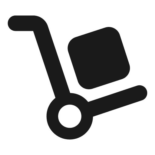Dolly icon, solid style, from Font Awesome Solid