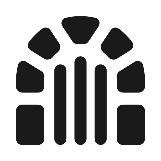 Dungeon icon, solid style, from Font Awesome Solid