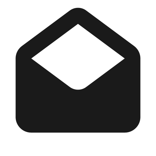 Envelope open icon, solid style, from Font Awesome Solid