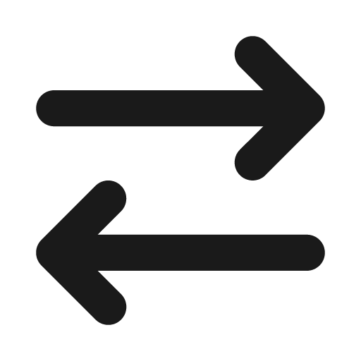 Exchange icon, solid style, from Font Awesome Solid