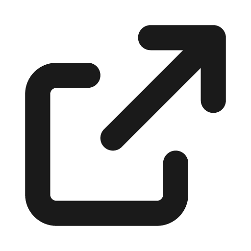 External link icon, solid style, from Font Awesome Solid