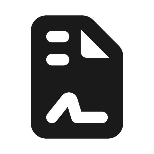 File contract icon, solid style, from Font Awesome Solid