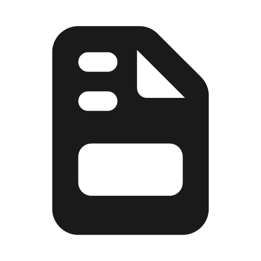 File invoice icon, solid style, from Font Awesome Solid
