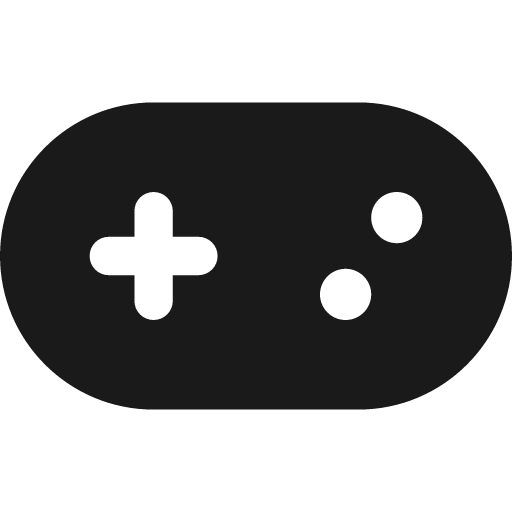 Gamepad icon, solid style, from Font Awesome Solid