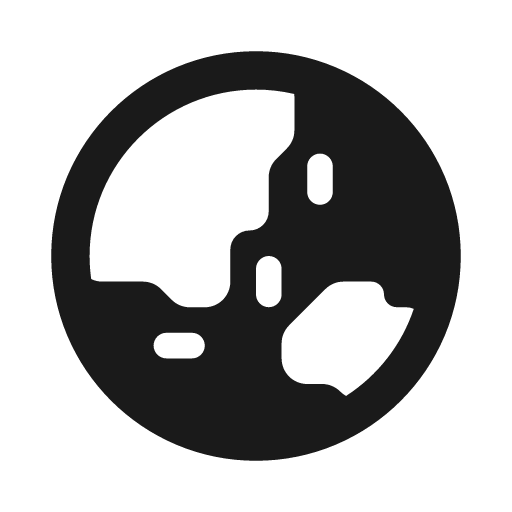 Globe asia icon, solid style, from Font Awesome Solid
