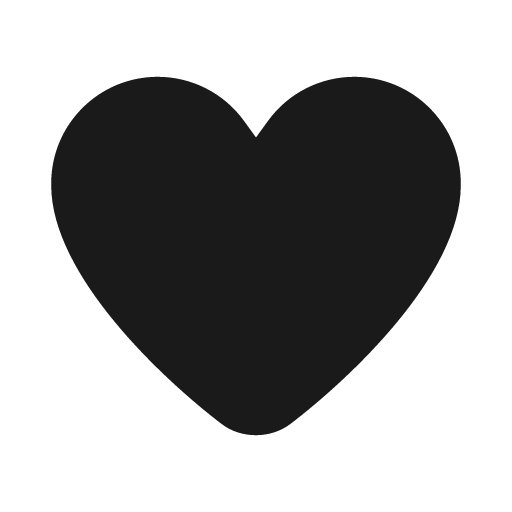 Heart icon, solid style, from Font Awesome Solid