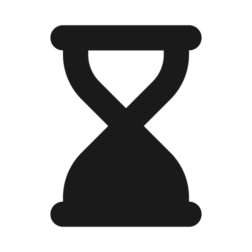 Hourglass 3 icon, solid style, from Font Awesome Solid