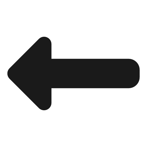 Left long icon, solid style, from Font Awesome Solid