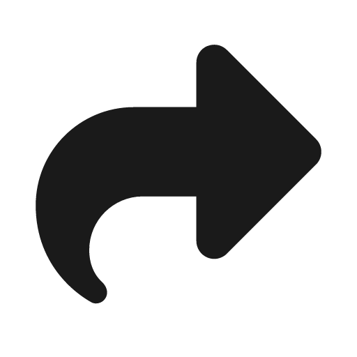 Mail forward icon, solid style, from Font Awesome Solid