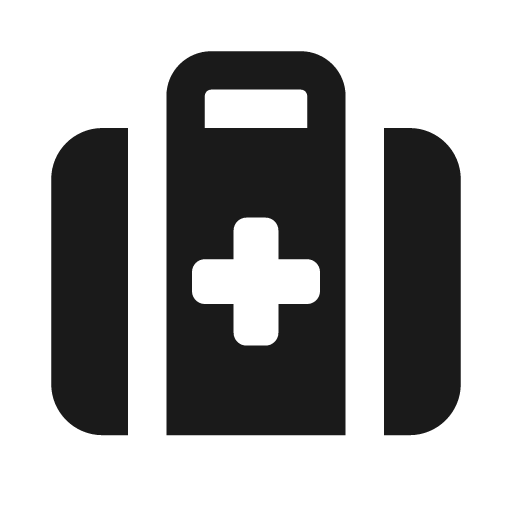 Medkit icon, solid style, from Font Awesome Solid