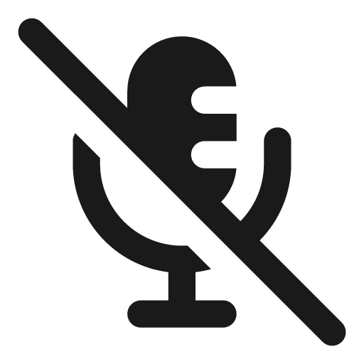 Microphone alt slash icon, solid style, from Font Awesome Solid