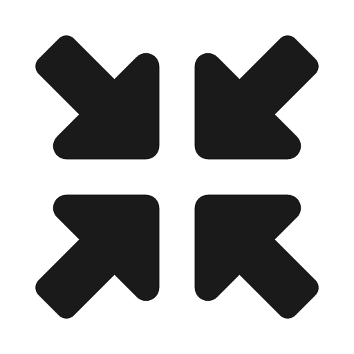 Minimize icon, solid style, from Font Awesome Solid