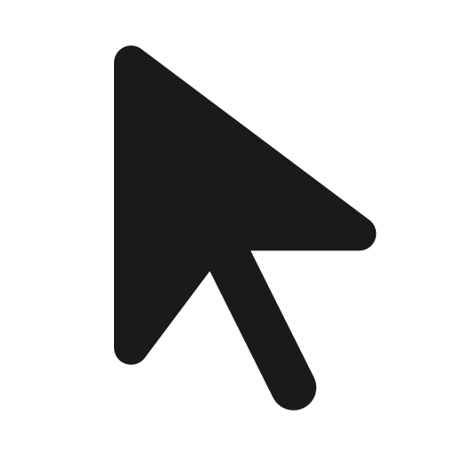 Mouse pointer icon, solid style, from Font Awesome Solid