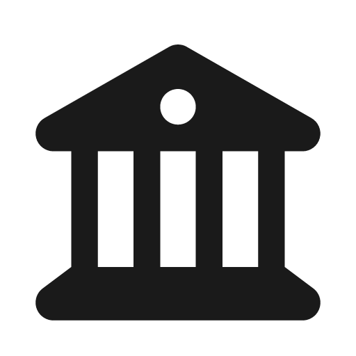 Museum icon, solid style, from Font Awesome Solid