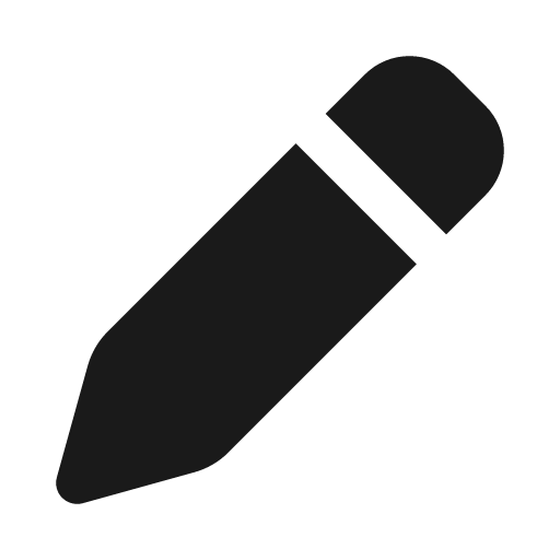 Pen icon, solid style, from Font Awesome Solid