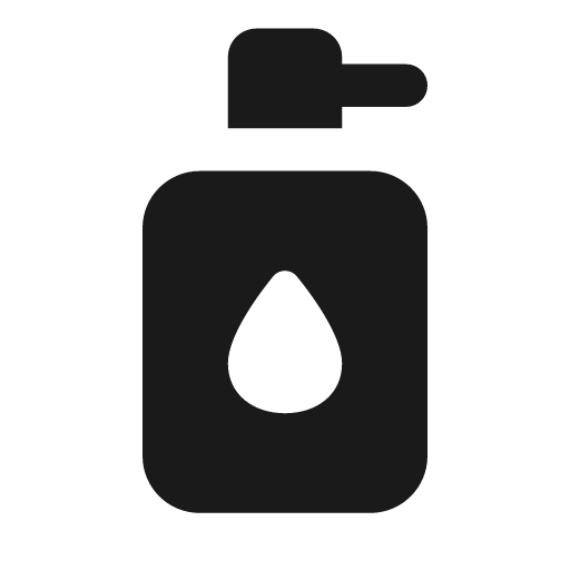 Pump soap icon, solid style, from Font Awesome Solid