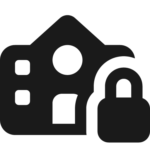 School lock icon, solid style, from Font Awesome Solid